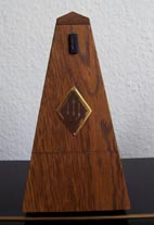 Metronom von Mälzer Gehäuse aus echter Eiche
